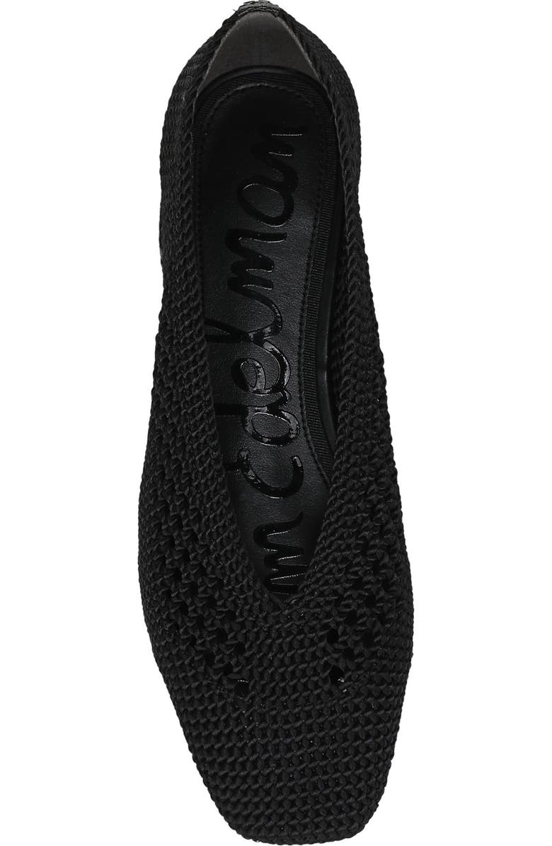 Sam Edelman Kasey Knit Flat, Alternate, color, Black