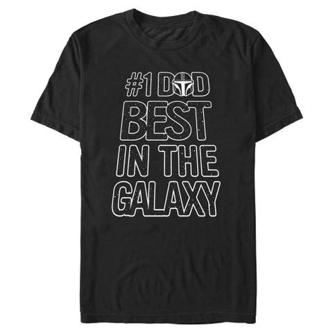 Men's Star Wars The Mandalorian Number 1 Dad  Graphic T-Shirt