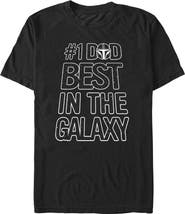 Star Wars: The Mandalorian Men's Star Wars The Mandalorian Number 1 Dad Graphic T-Shirt