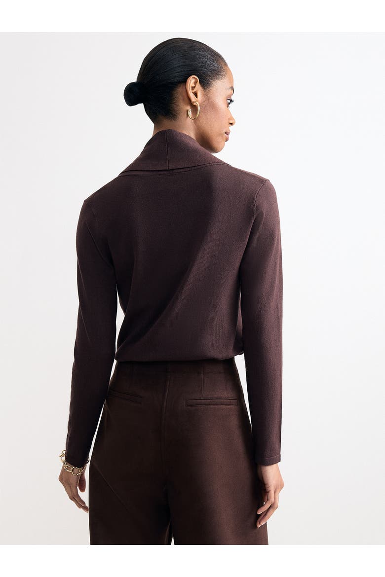 Lottie Cowl Neck, Alternate, color, Brown