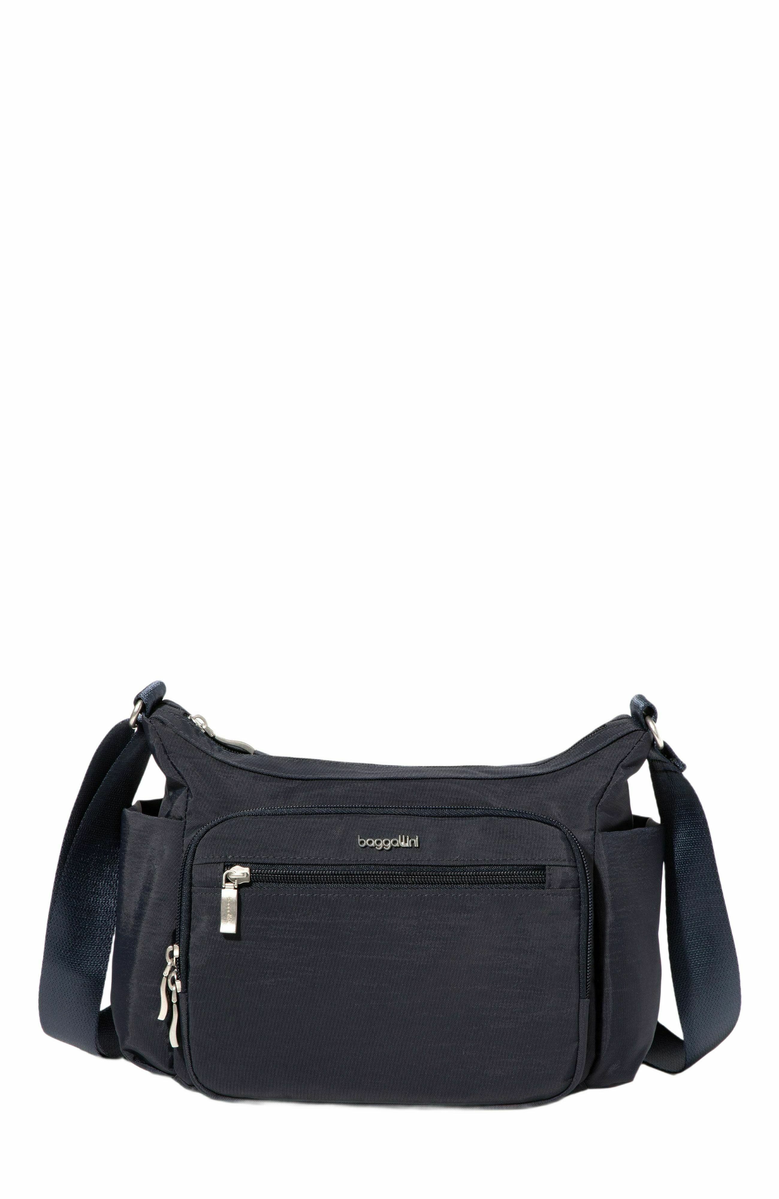 BAGGALLINI Crosstown Hobo Crossbody Bag, Main, color, French Navy