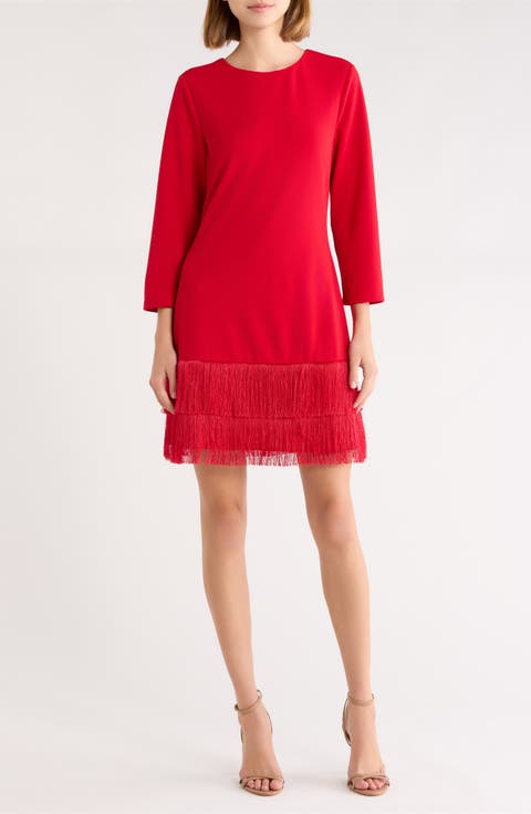 Venetia Fringe Hem Minidress