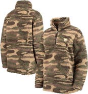 G-III SPORTS BY CARL BANKS Women's G-III Sports by Carl Banks Camo Pittsburgh Penguins Sherpa Quarter-Zip Jacket