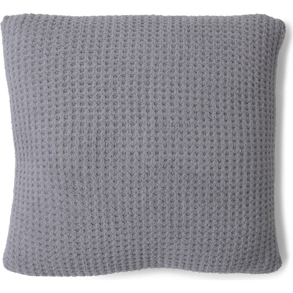 Barefoot Dreams Cozychic® Waffle Knit Accent Pillow In Dove Gray