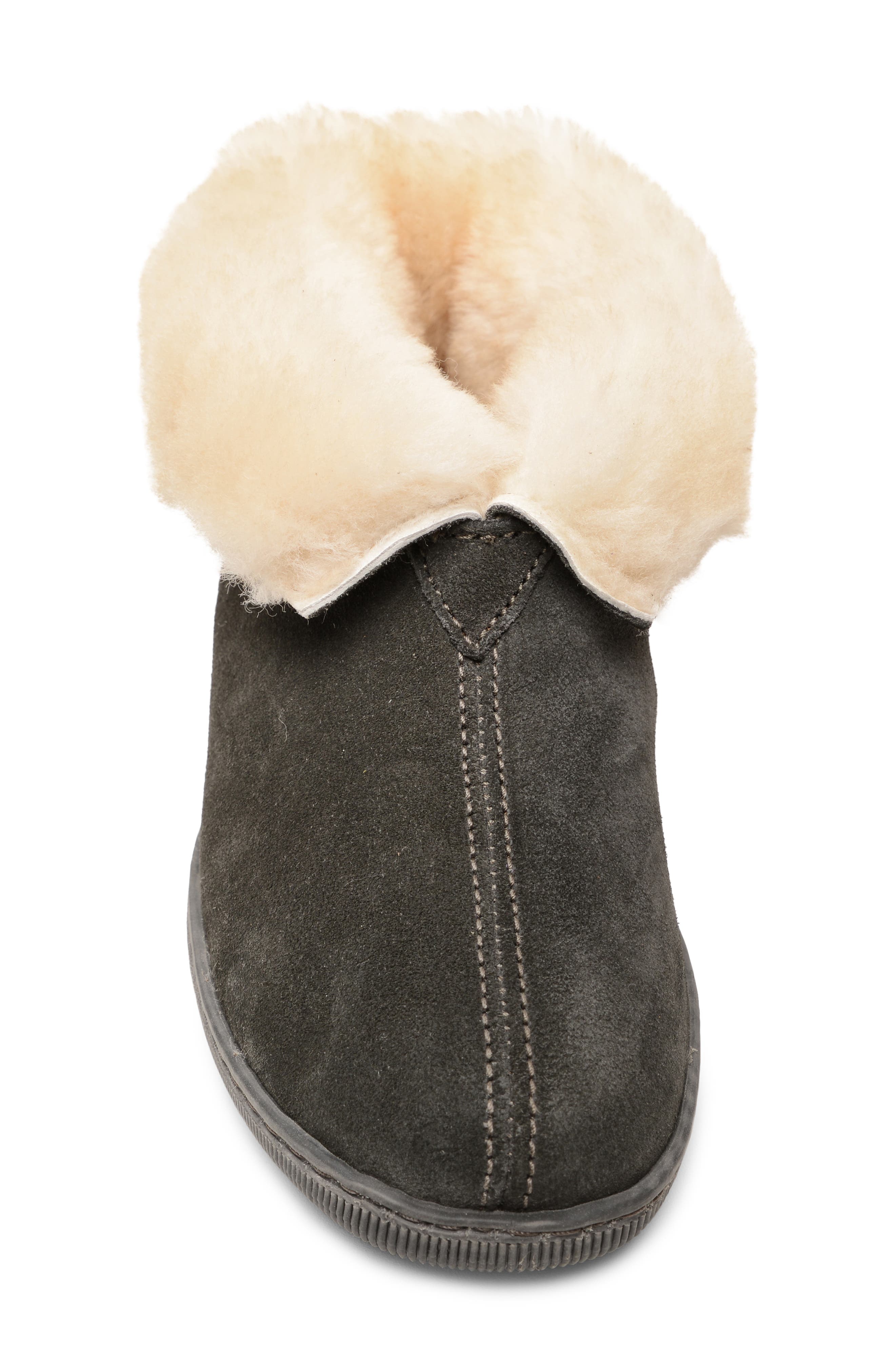 Minnetonka Genuine Shearling Lined Ankle Boot, Alternate, color, 