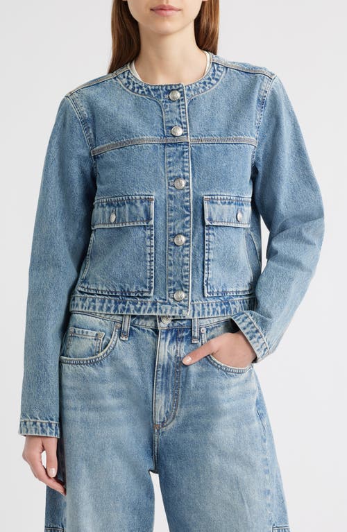 Rag & Bone Drew Denim Jacket In Blue