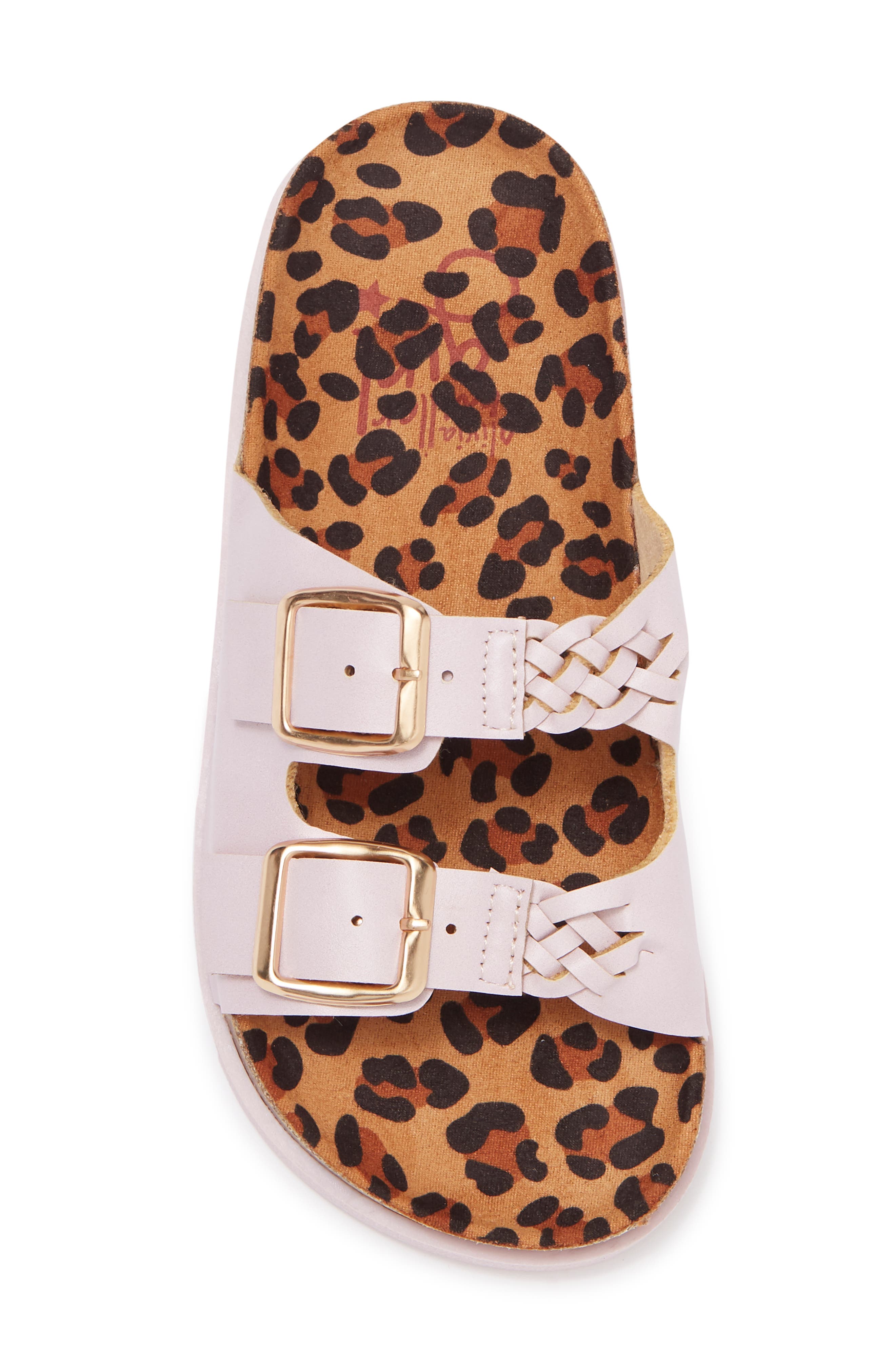 OLIVIA MILLER Double Buckle Slide Sandal (Women) | Nordstromrack