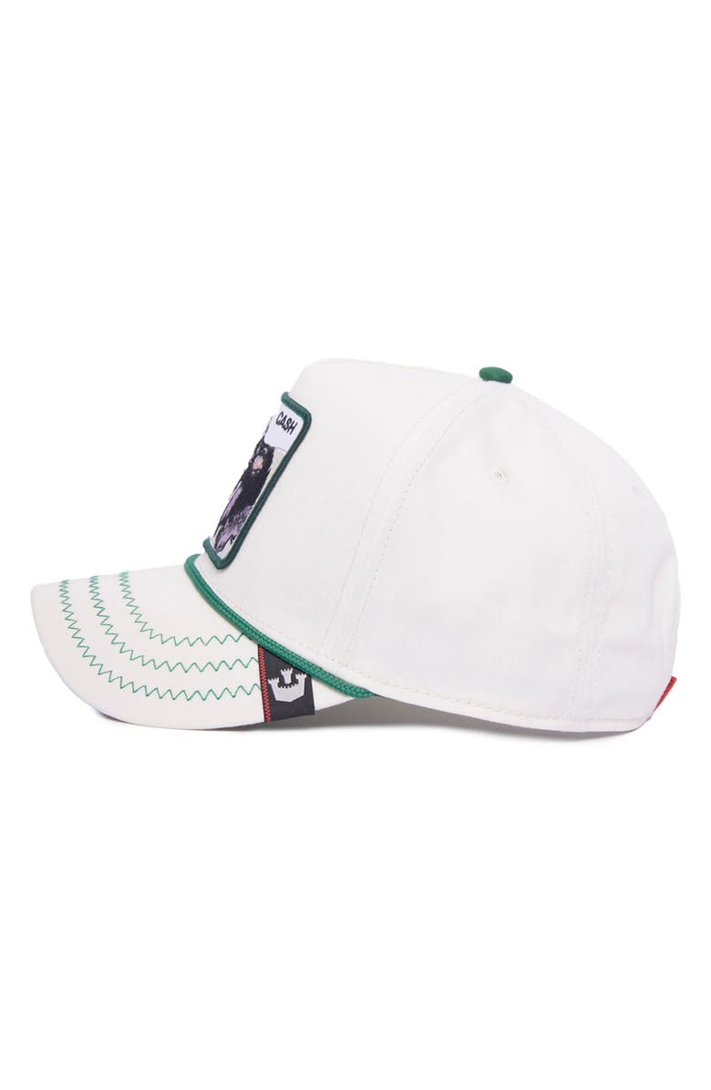 Goorin Bros. Cash Cow Patch Snapback Hat, Alternate, color, White