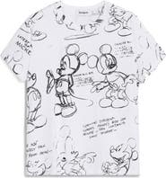 Desigual Mickey Mouse Cotton Graphic T-Shirt