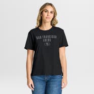 FANATICS Women's Fanatics Black San Francisco 49ers Blackout Kneel Down Legacy T-Shirt