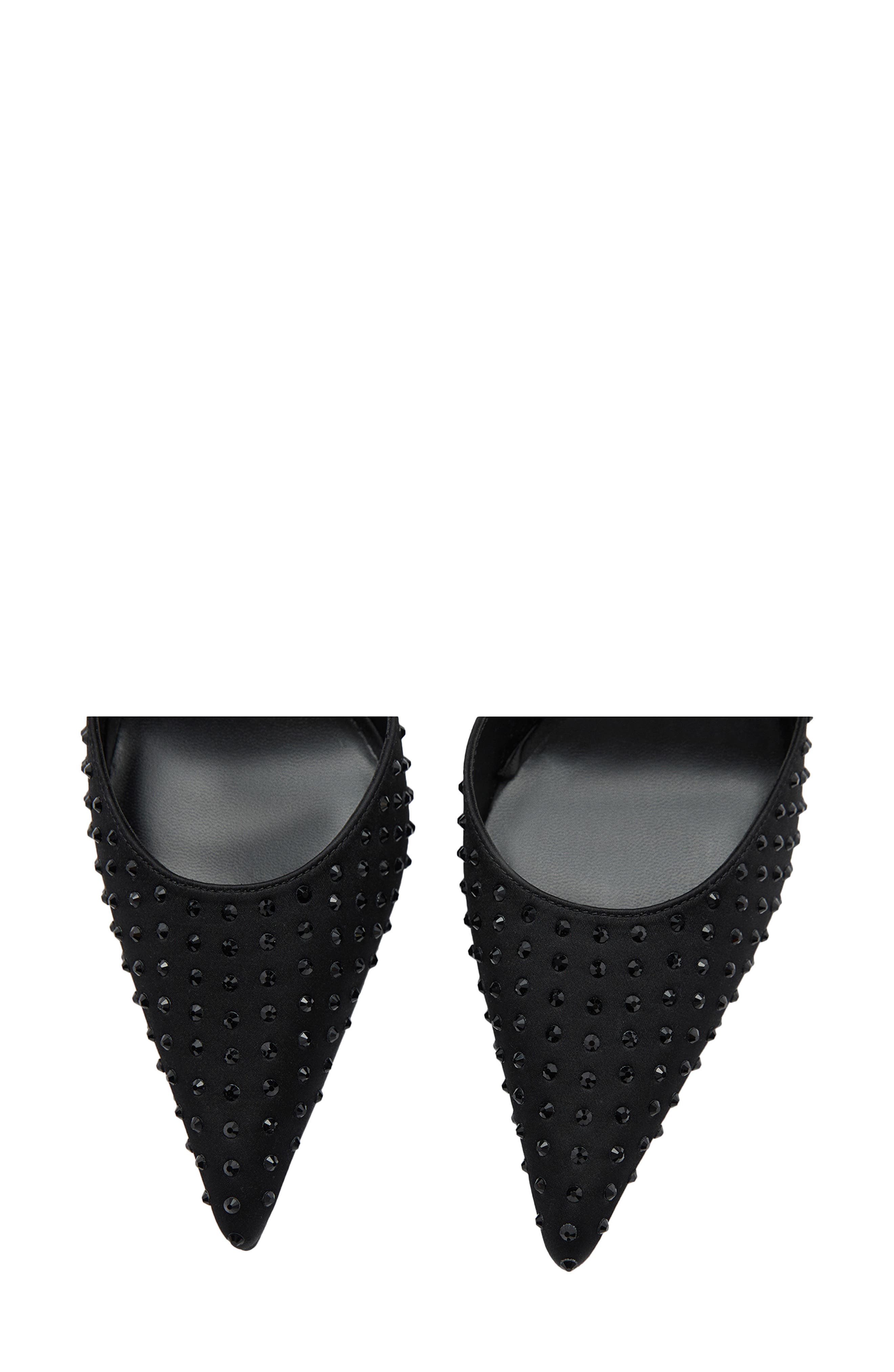 MANGO Crystal Ankle Strap Pump, Alternate, color, 