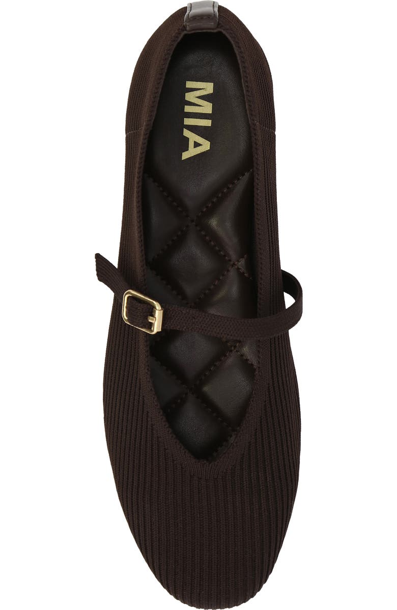 MIA Bayla Mary Jane Flat, Alternate, color, Chocolate