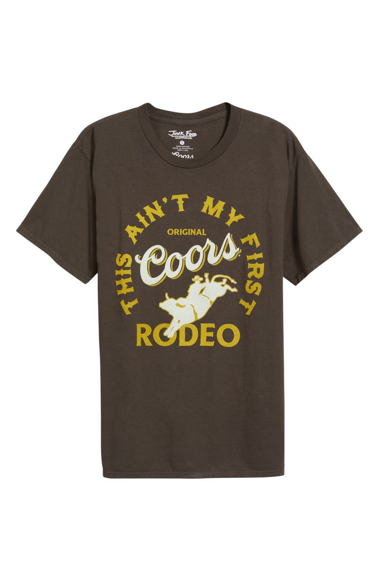 Junk Food Coors Rodeo Graphic T-Shirt, Alternate, color, Coffee