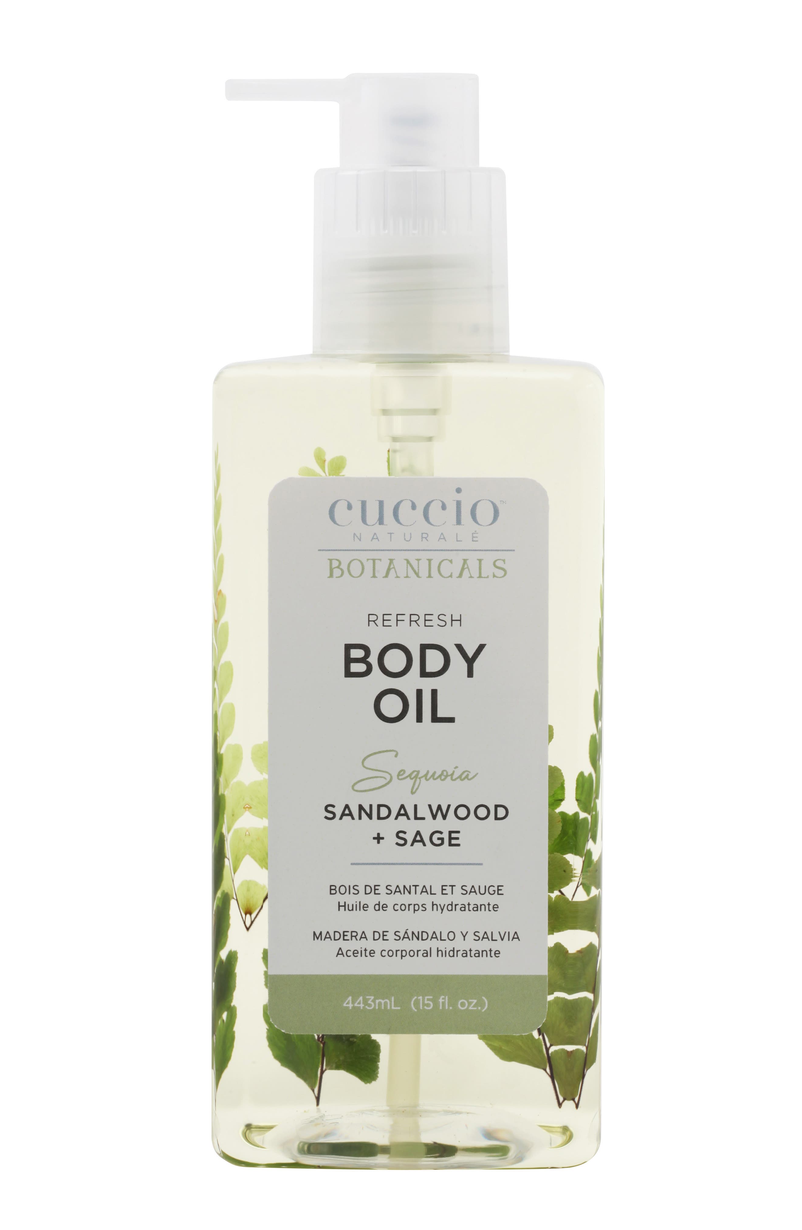 Cuccio Botanicals Sandalwood + Sage Body Oil in N/a 
