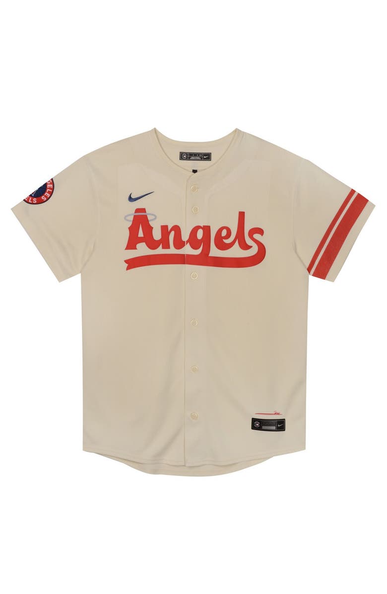 Nike Preschool Nike  Cream Los Angeles Angels City Connect Jersey, Alternate, color, Cream