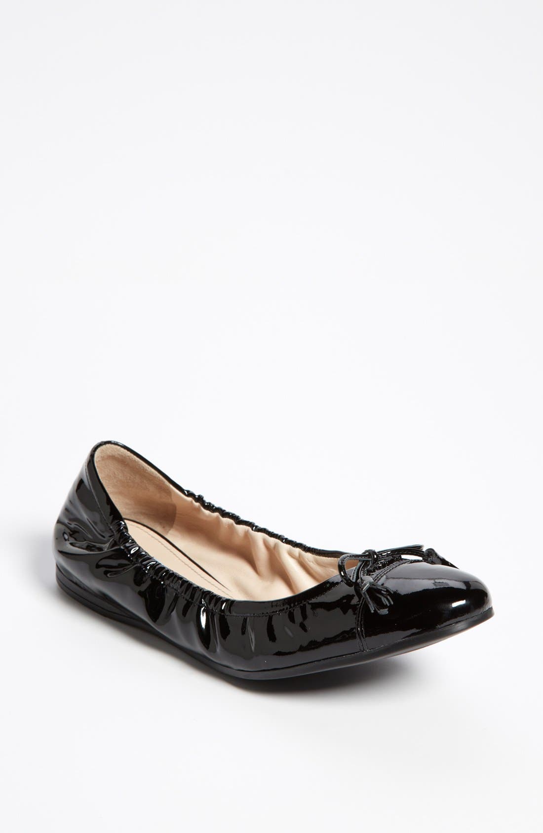 Tassel Ballet Flat, Main, color, BLACK