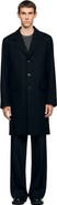 SANDRO Wool and cashmere coat