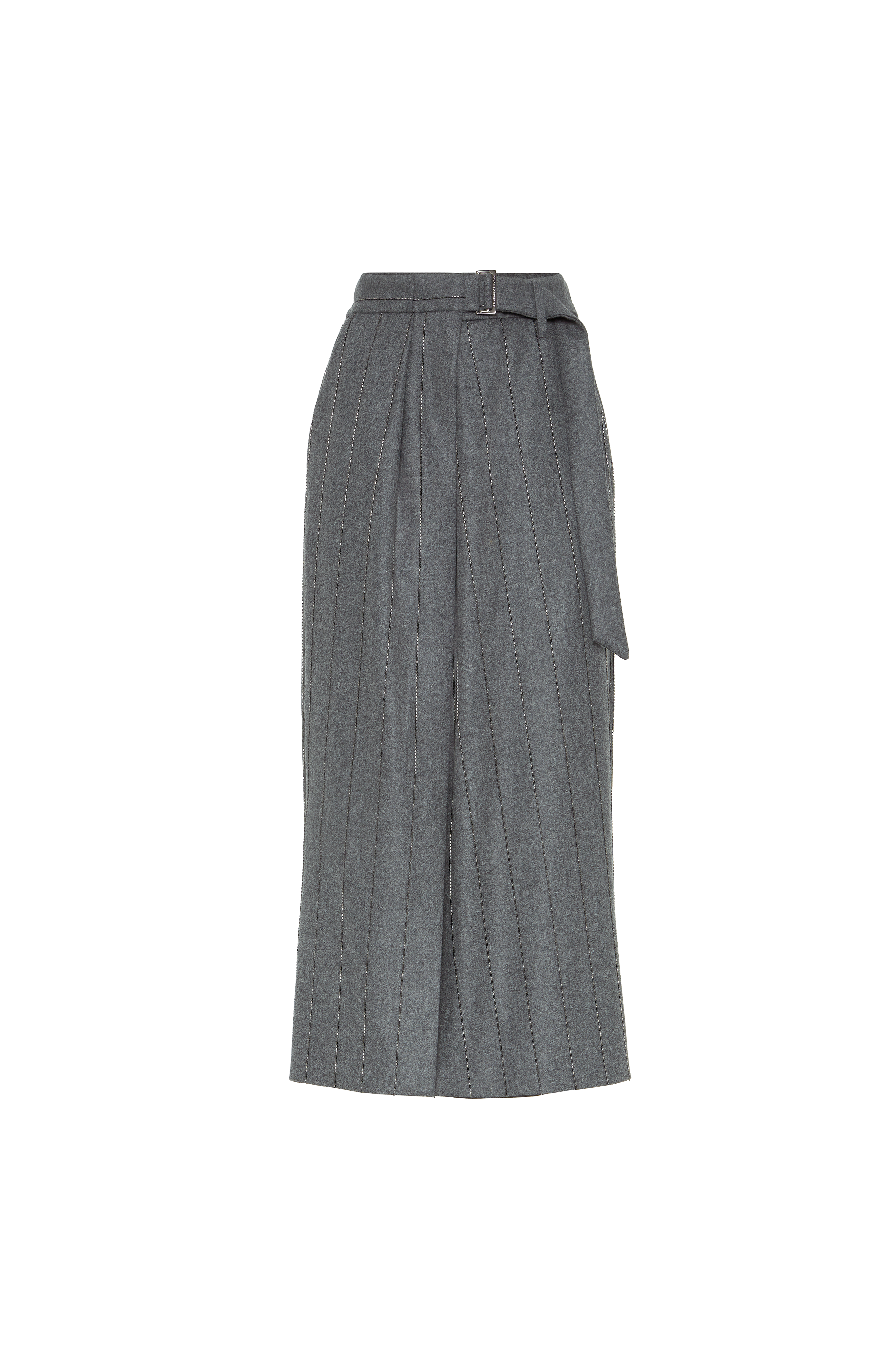 Sartorial wrap skirt