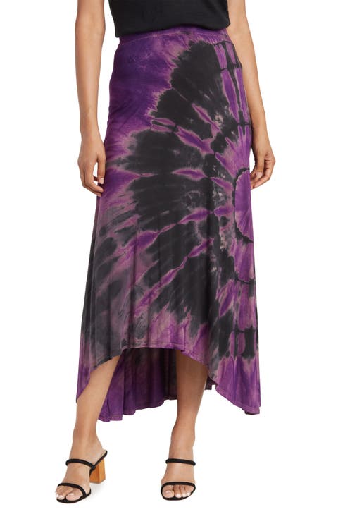 Asymmetric Hi-Low Skirt