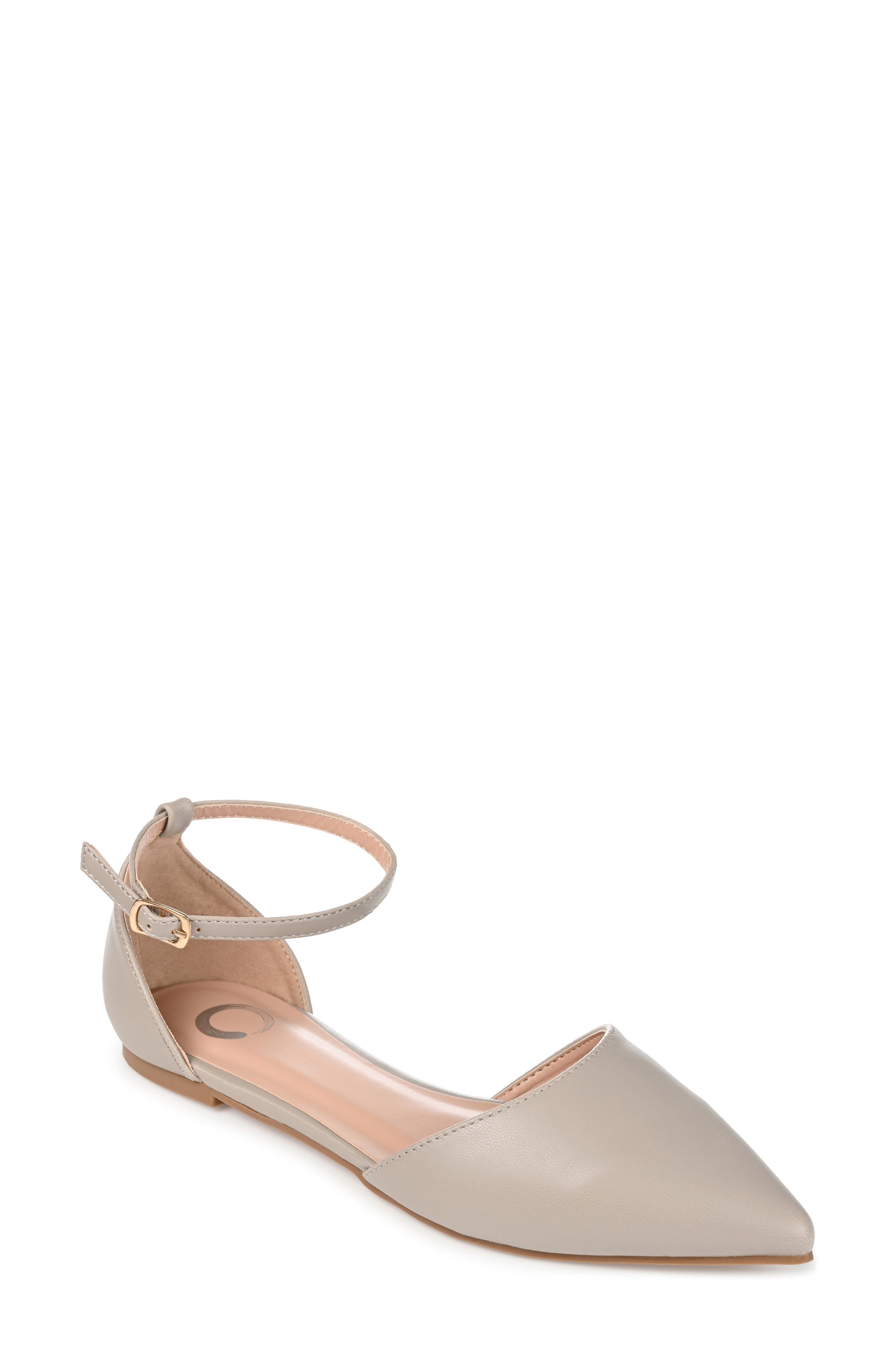 Journee Collection JOURNEE Reba Ankle Strap Flat