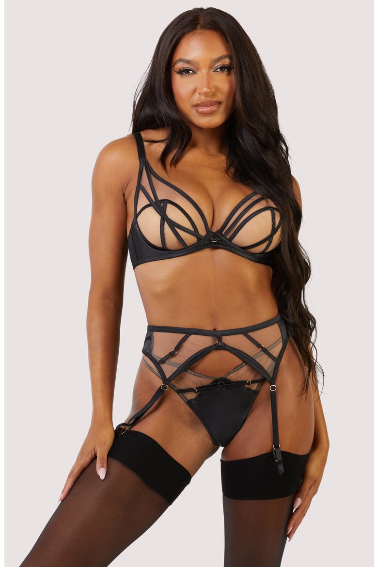 Ramona Garter Belt, Alternate, color, BLACK