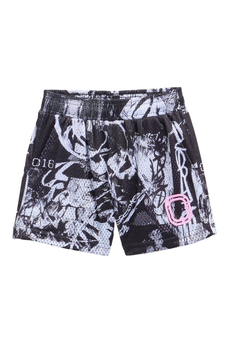 Kids' Overtime Vandal Performance Shorts, Main, color, BLACK