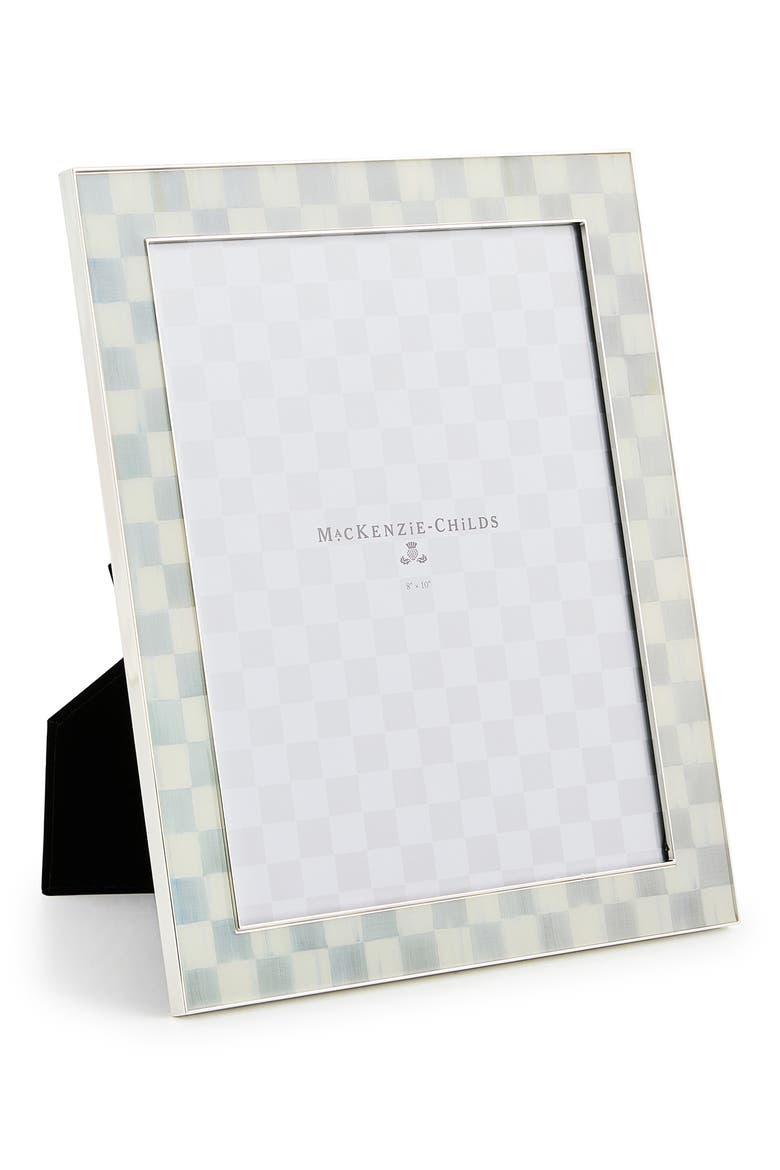 Sterling Check Silver Plate 8 x 10-Inch Picture Frame, Alternate, color, STERLING