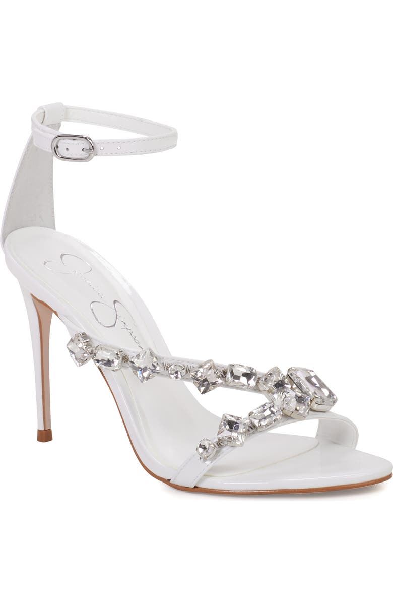 Jessica Simpson Raela Ankle Strap Sandal, Main, color, White