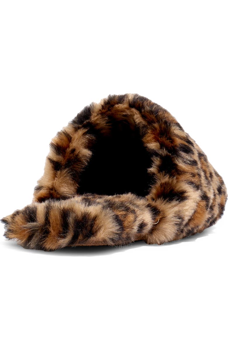 Madewell Recycled Faux Fur Quilted Scuff Slippers, Alternate, color,