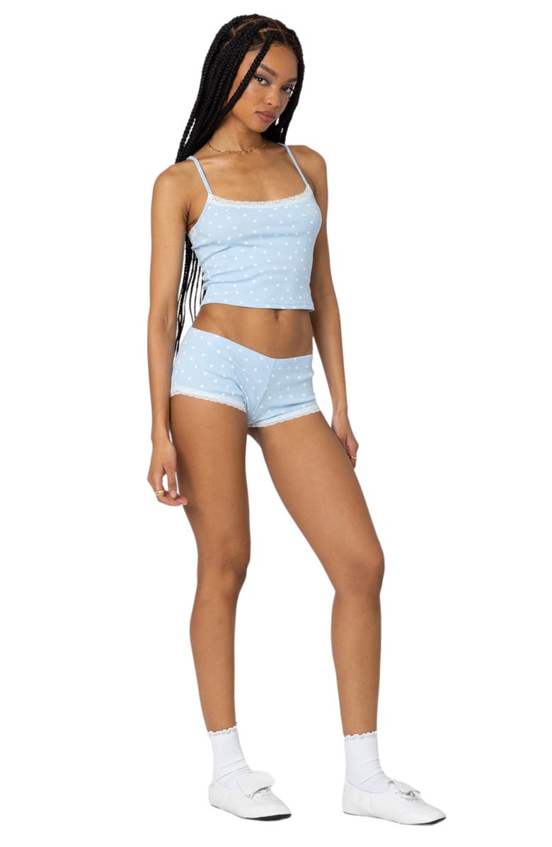 EDIKTED Follow Your Heart Stretch Cotton Tank Top, Alternate, color,