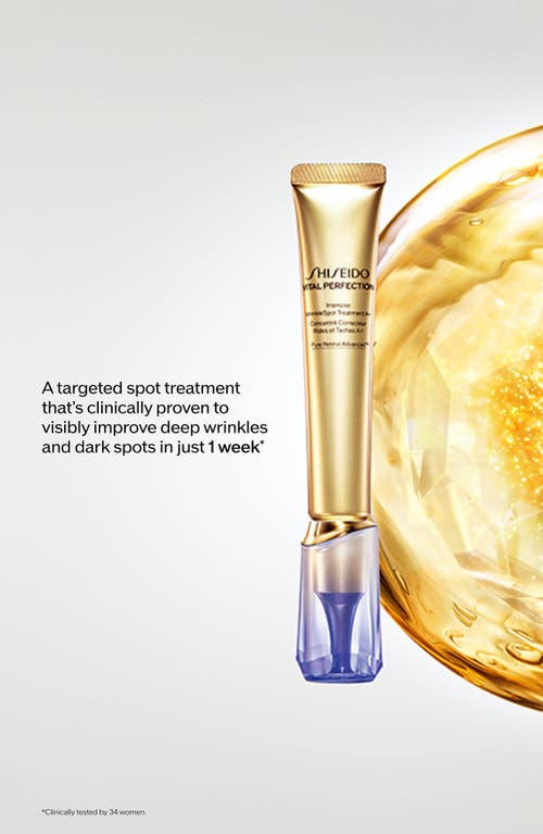 Shiseido Vital Perfection Intensive Wrinklespot Treatment A+ 0.68 Oz. In Gold