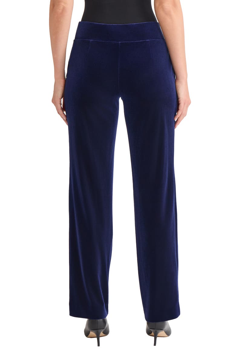Jones New York Pull-On Straight Leg Pants, Alternate, color, Dark Sapphire
