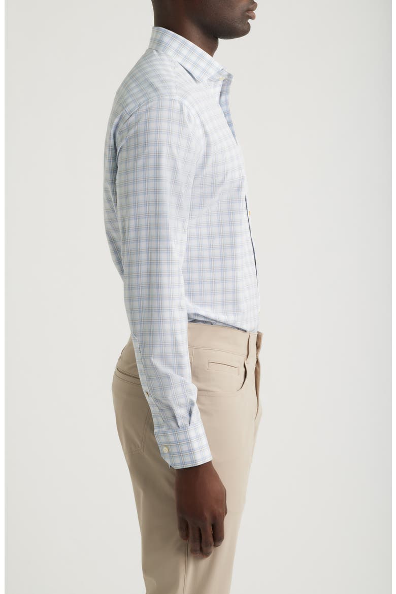 Crown Crafted Bechtle Performance Poplin Button-Up Shirt, Alternate, color, IRIS MIST