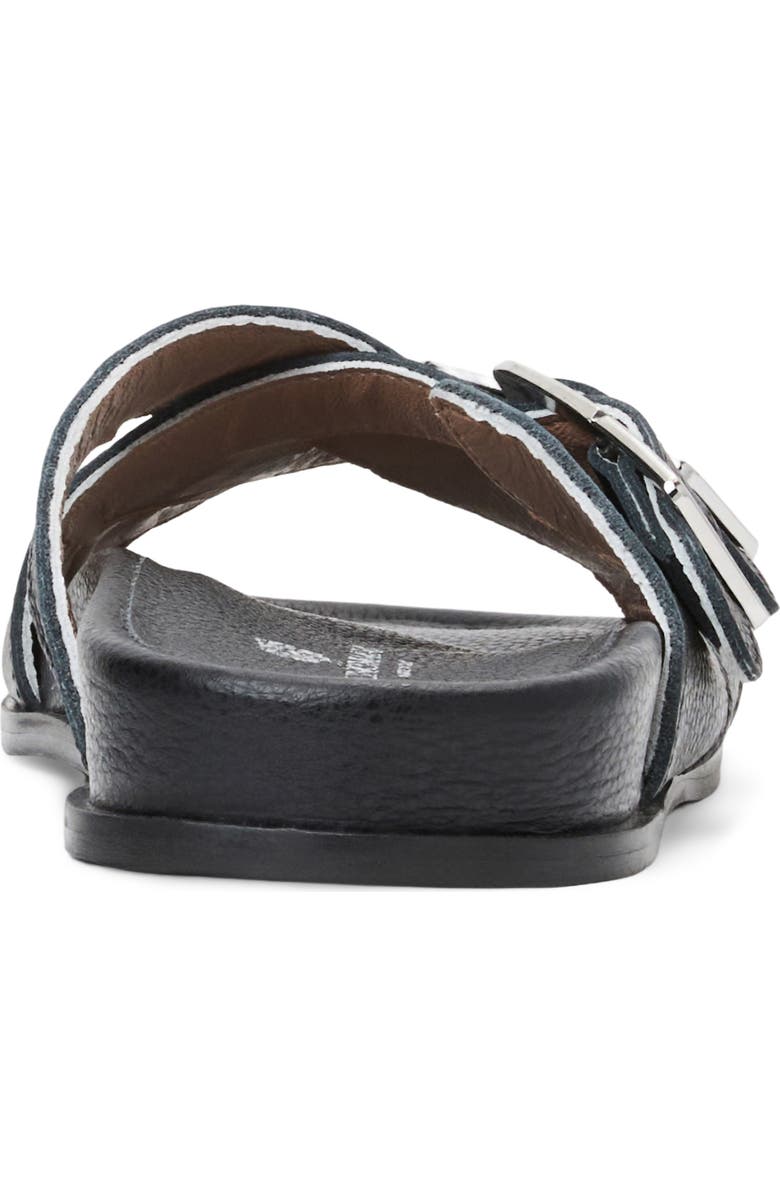 Bruno Magli Genesis Slide Sandal, Alternate, color, Black Tumbled