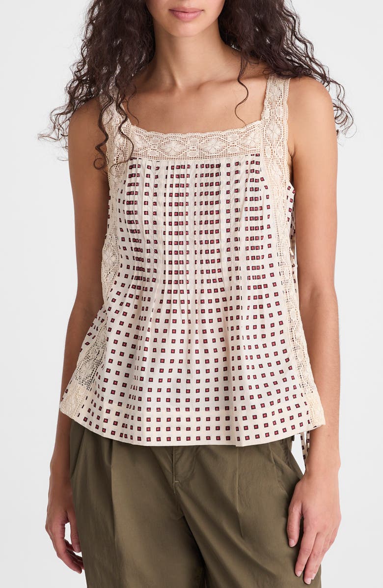 Madewell The Sophie Sleeveless Top, Main, color, Vintage Ivory