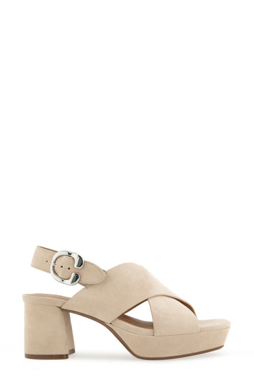 Aerosoles Pura Platform Sandal In Neutral