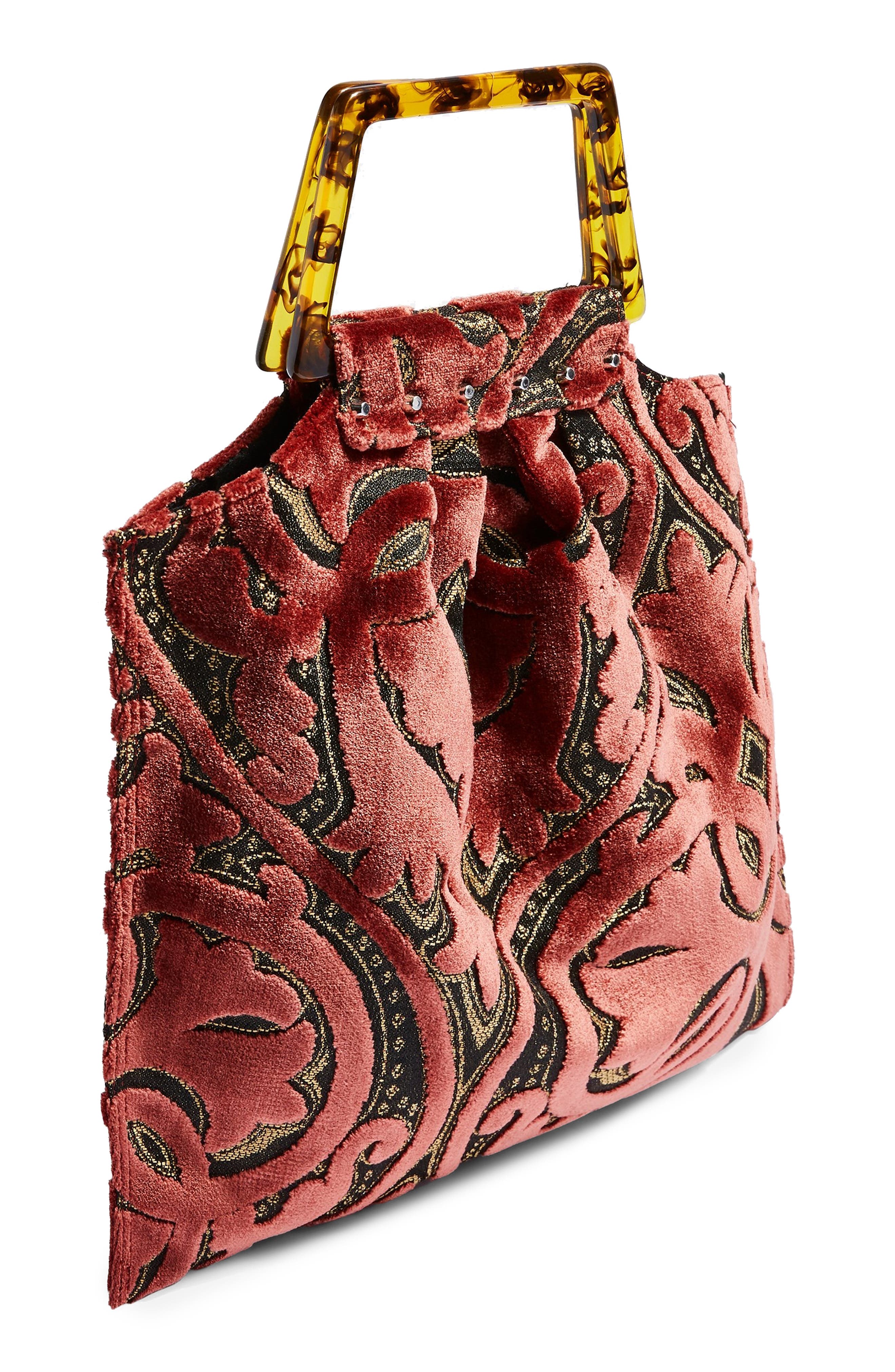 Caz Porto Tote Bag, Alternate, color, PINK