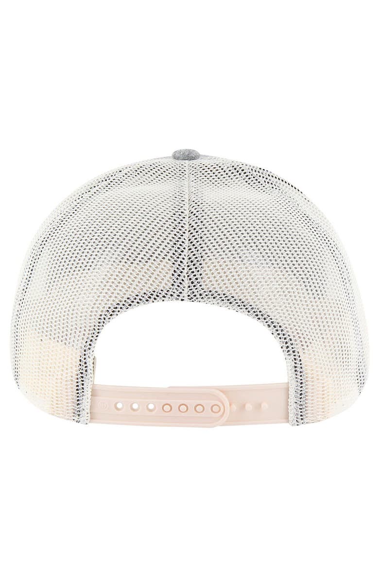 '47 Men's '47 Heather Gray/Tan New York Giants Drover Trucker Adjustable Hat, Alternate, color, Heather Gray