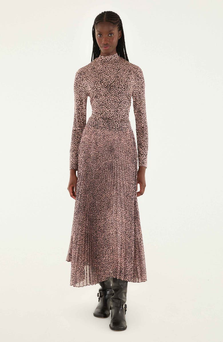 FARM Rio Baby Leopard Print Top, Alternate, color, Baby Leopard Pink