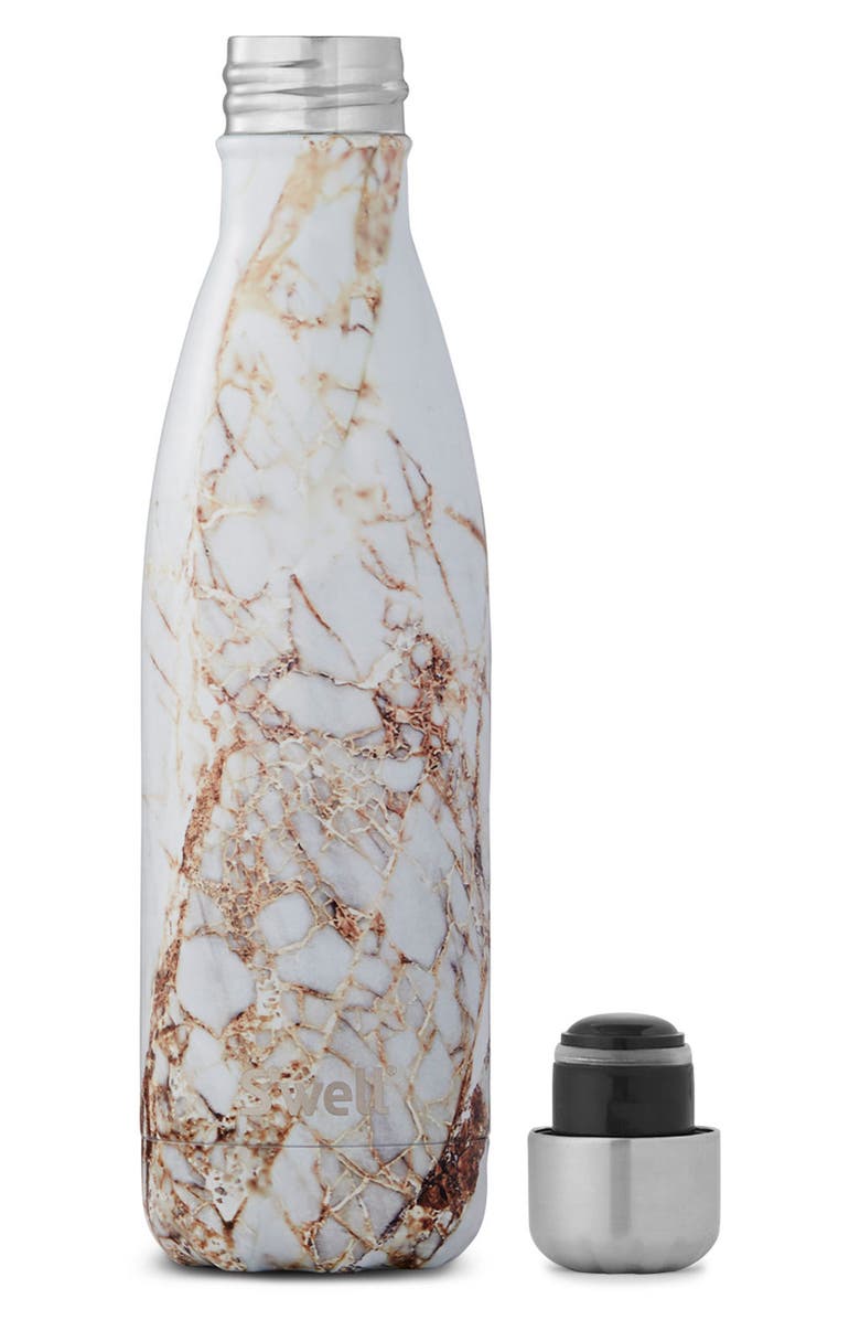 S'well Elements Collection Calacatta Gold 17-Ounce Insulated Stainless Steel Water Bottle, Alternate, color,