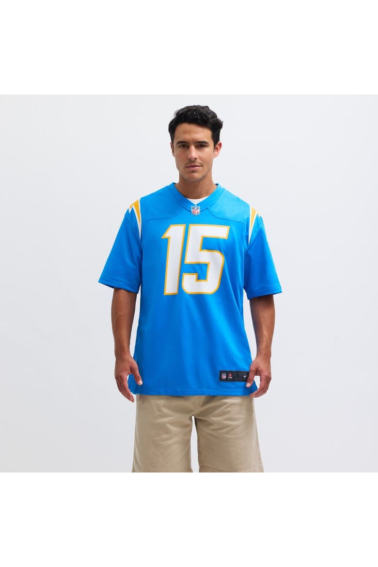 Men's Nike Ladd McConkey Powder Blue Los Angeles Chargers  Player Game Jersey, Alternate, color, Powder Blue
