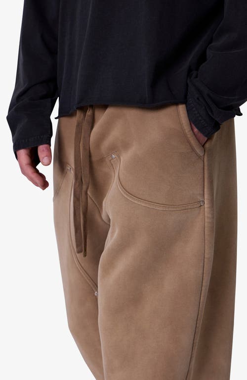 Mnml West Double Knee Sweatpants In Tan
