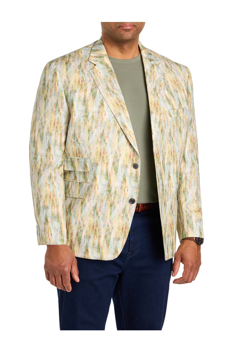 Big & Tall  Watercolor Sport Coat, Alternate, color, MULTI