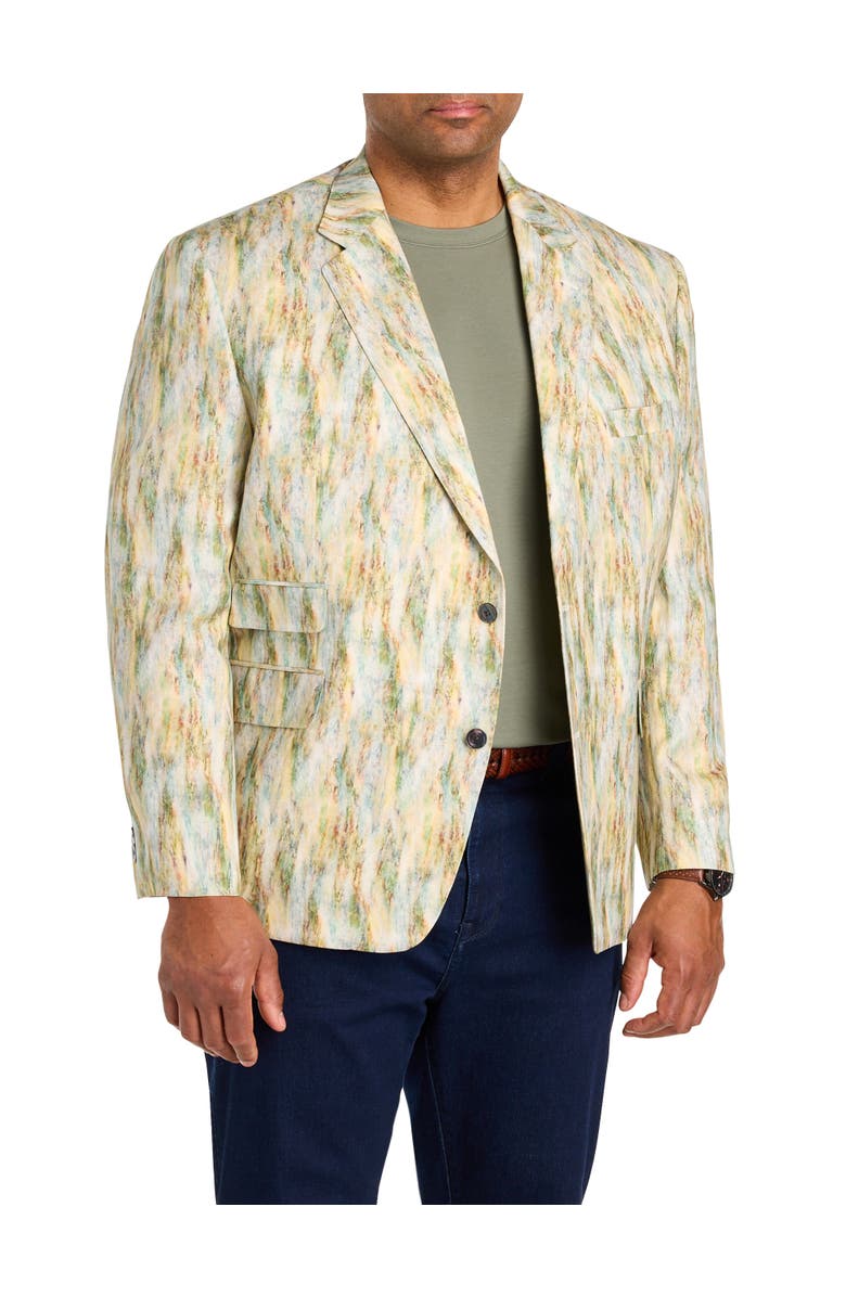 Robert Graham DXL Big & Tall  Watercolor Sport Coat, Alternate, color, Multi