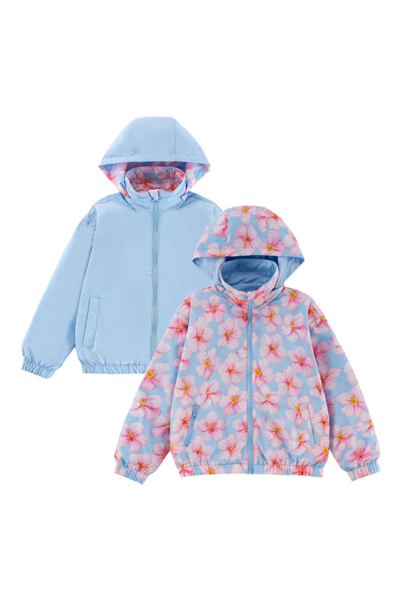 Kids' Max Rain Water Repellent Reversible Windbreaker, Alternate, color, BLUE