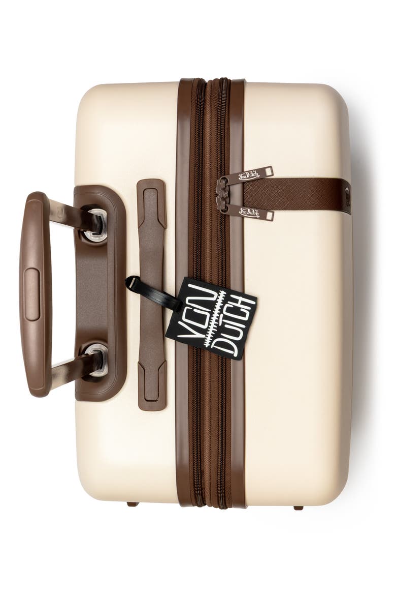 Stitched 2-Piece Suitcase ID Tag Set with Adjustable Straps, Alternate, color, Stitched