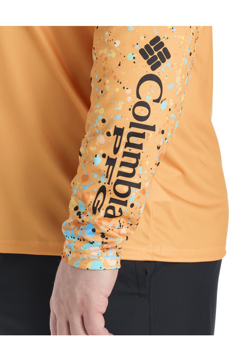 Columbia Big & Tall Terminal Tackle PFG x Bentley Long-Sleeve Graphic T-Shirt, Alternate, color, Summer Orange