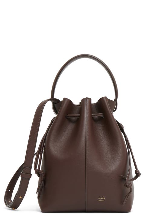 Dea Leather Bucket Bag