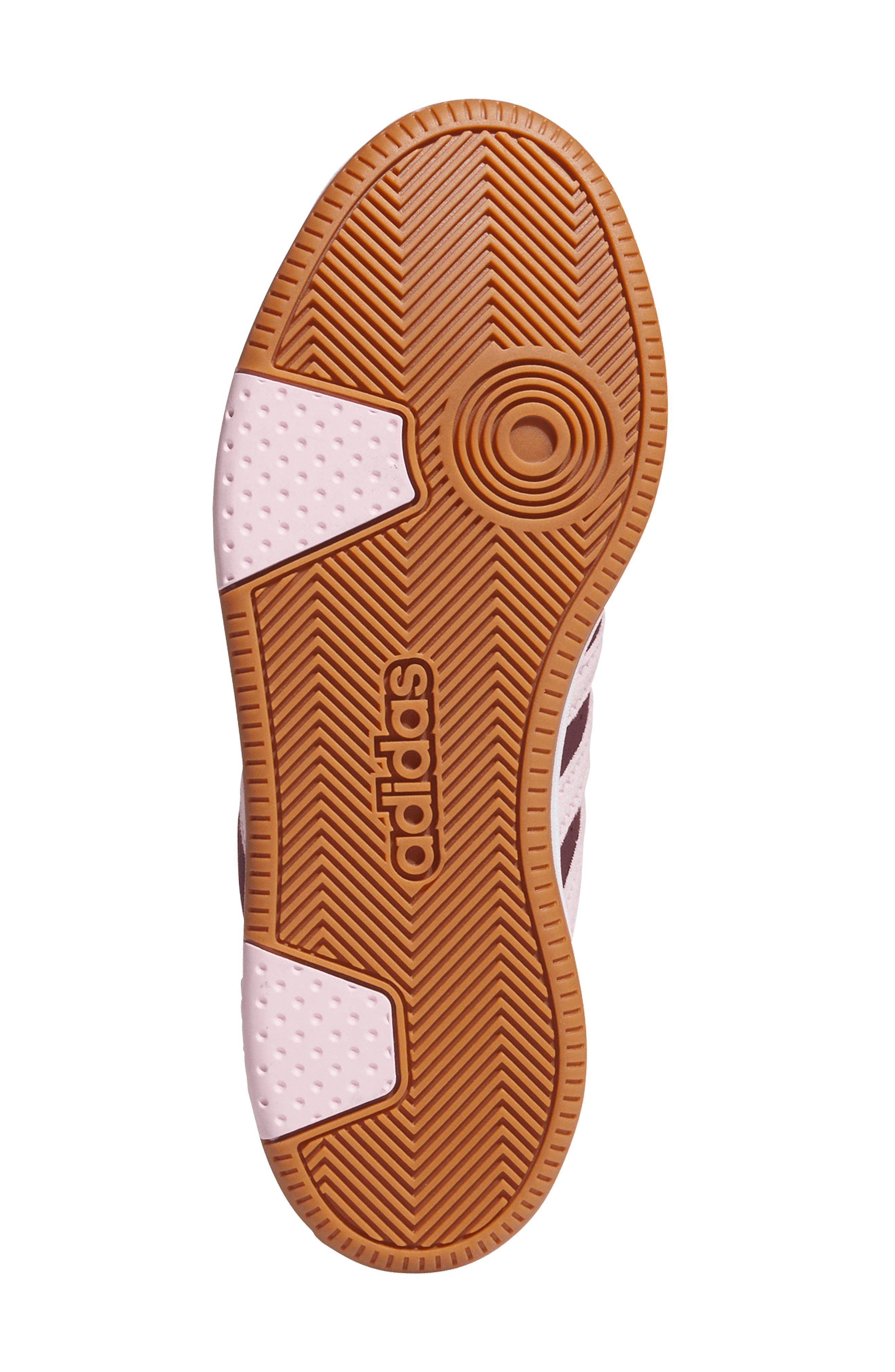 Hoops Classic Sneaker, Alternate, color, MAROON/ CLEAR PINK/ AMBER GUM
