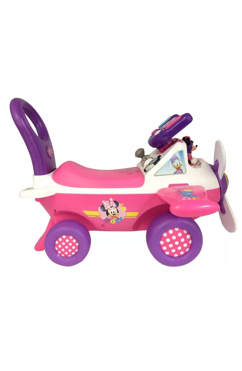 Kiddieland Disney Minnie Mouse Plane Activity Rideon, Alternate, color, Multicolored